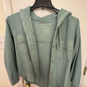 American Eagle Outfitters Sage Green Jacket